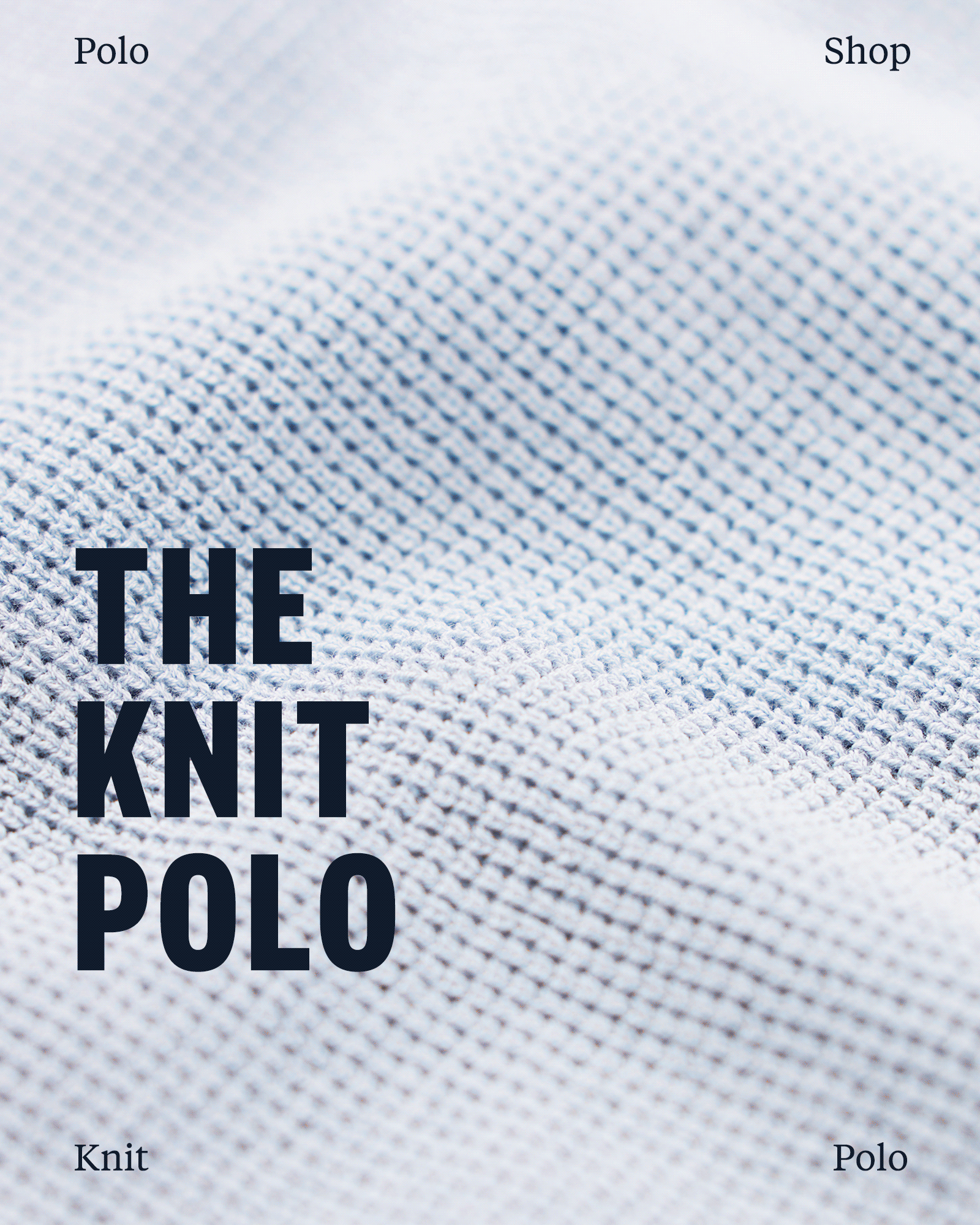 Psycho Bunny Knit Polo